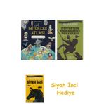 Mitoloji Atlası (Ciltli) + Dünyanın Merkezine Yolculuk + Siyah İnci Hediye