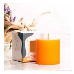 Mitr 7x7 cm Turuncu Silindir Mum