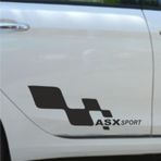 Mitsubishi asx Yan kapı Sport Oto Sticker Sağ Sol 2 Adet