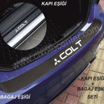 Mıtsubıshı Colt Bağaj ve Kapı Eşiği Karbon Sticker (SET)