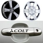 Mitsubishi Colt Kapı Kolu Jant Sticker Yapıştırma 8 Adet