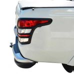 Mitsubishi L200 2015-2019 Far Stop Çerçeve Kaplama Siyah