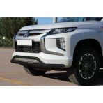 Mitsubishi L200 Off İçin Road Ön Tampon Koruma Demiri Siyah Çiftli Bıyık 2007+ Pst18