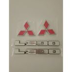 Mitsubishi L300 Yazı Mitsubishi L300 Ön ve Arka Arması Logo 4lü Set L300 Amblemi L300 Yazı - krom - Beyaz - Mavi