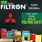 Mitsubishi Lancer 1.6 Mann Filtron Filtre Bakım Seti 2010-2015