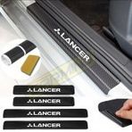Mitsubishi Lancer 4 Adet Karbon Kapı Eşiği Sticker