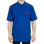 Mitsubishi Logo Polo Yaka Mavi Tişört