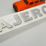 Mitsubishi Pajero Mat Krom ABS 3M Bagaj Logo Yazı Orjinal Ürün