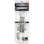 Mitsubishi Pencil CO., Ltd. Ballpoint Pen Core Replacement Jet Stream 0.7 mm Black 5 adet