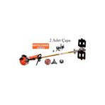Mitsuyama Japon Benzinli Yan Tırpan + Toprak Çapalama Aparatı (2 Adet Çapa) 4.2kw 5.7hp