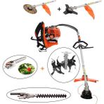 Mitsuyama Japon Sırt Tırpan + Toprak Çapalama + Dal Budama + Çit Kesme Aparatı Set 63CC 5,7 Hp