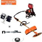 Mitsuyama Japon Sırt Tırpan + Zeytin Silkeleme + Paletli Çapa Makinesi 4.2 kw 5.7 hp