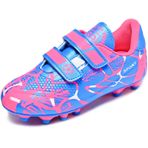 Mitudidi Eğitmenler Kız Futbol Ayakkabıları Çocuklar Futbol Ayakkabıları Koşu Ayakkabıları Gençler Açık Hava Atletizm Eğitim Sneakers Unisex Futbol Spor Ayakkabıları Pembe 31