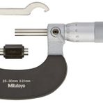 Mitutoyo 102-302 25-50 mm 0,01 mm Isı Yalıtım Çerçeveli Sağlam Tip Dış Çap Mikrometre