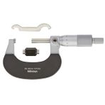 Mitutoyo 102-302 25-50 mm 0,01 mm Isı Yalıtım Çerçeveli Sağlam Tip Dış Çap Mikrometre
