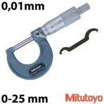 Mitutoyo 103-137 25 mm Mekanik Dış Çap Mikrometresi