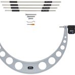 Mitutoyo 340-521 400-500 mm Değiştirilebilir Uçlu Dijital Dış Çap Mikrometre