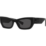 Miu Miu 0MU 09WS 53 Matte Black Dark Grey Kadın Güneş Gözlüğü