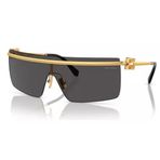 Miu Miu 50ZS 5AK5S0 42 Geometrik Gold Metal Kadın Güneş Gözlüğü
