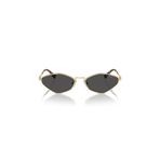 Miu Miu 56Zs Zvn5s0 Pale Gold-Dark Grey Kadın Güneş Gözlüğü