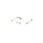 Miu Miu A54S 5AK08N 51 Oval Gold Metal Kadın Güneş Gözlüğü