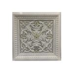 MİVA KONSEPT 60x60 cm Asma Tavan Uyumlu Led Döşenebilir Avangarde Tavan Paneli Beyaz Altın Renk