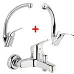 Mix Banyo Bataryası L.abo - Evye 3 Lü Avantajlı Set