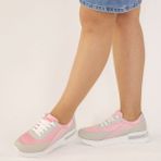 Mix Brand Kadın Sneakers Kalın Tabanlı Günlük Spor Ayakkabı - Gri