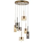 Mix Modern Avize E14 42w 45cm Metal Eskitme Avonni-av-1675-7et-bf Kaplama