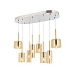 Mix Modern Avize E14 48w 70x35cm Metal Krom Avonni-av-1675-ellipse Kaplama