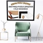 mixefor 2000 Parça Puzzle Çerçevesi 1.ölçü 96CM x 68CM - Siyah