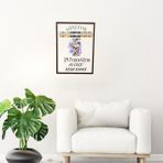 mixefor A3 Ölçülerinde Boş Çerçeve -Diploma Fotoğraf Resim Çerçevesi - Ön Yüzey Antireflektif-Arka Yüzeymdf - Kahve