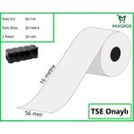 Mixgros 56X16 Metre Beyaz Termal Kredi Kartı ve Yazarkasa Pos Rulosu 10 Adet
