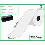 Mixgros 80X30 Metre Termal Yazarkasa ve Adisyon Rulosu 10 Adet