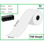 Mixgros 80X50 Metre Termal Yazarkasa ve Adisyon Rulosu 10 Adet