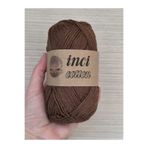 mixify İnci Cotton Örgü İpi 100 gr Koyu Kahve Amigurumi,Battaniye,Çanta,Yelek ,Tığ İşi ,Bebek