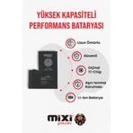 mixipower iPhone 14 PRO Uyumlu Yüksek Kapasiteli Batarya, Pil Sağlığı Yüzdesi Gösterir, TR Garantili