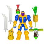 MixMashers Marvel Thanos kişiselleştirilebilir Avengers Mix and Match Deluxe aksiyon figürü ve aksesuarları