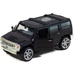 Mixoyuncak Metal Hummer Çek Bırak Oyuncak Araba Siyah 12 cm