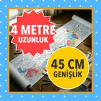 Mixoyuncak Okyanus Macerası Dev Rulo Boyama Kağıdı 4 Metre Çocuk Boyama Etkinliği - 1