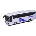 Mixoyuncak Oyuncak Otobüs Polis Otobüsü Sürtmeli Beyaz 22 cm