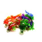 Mixpet 16 cm 12 Adet Plastik Yapay Akvaryum Bitkisi