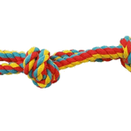 Mixpet 40 cm Düğümlü Renkli Diş İpi Köpek Oyuncağı