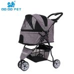Mixpet Ds-131 Gri 15 kg Üç Tekerlekli Katlanabilir Küçük Irk Kedi Köpek Arabası