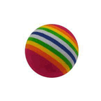 Mixpet Large 6.3 cm Gökkuşağı Renkli Kedi Oyun Topu