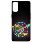 Mixroom - TCL 40R 5G için Yumuşak TPU Silikon Arka Kılıf Kapak Müzik Neon L1144