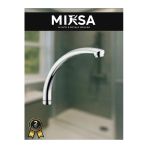 MİXSA Mix Kuğu Mutfak, Lavabo, Banyo Musluğu Batarya Borusu 18 CM