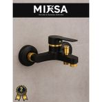 Mixsa Siyah-Gold Mix Banyo Duş Bataryası Musluğu Garantili, Yerli Üretim