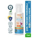 Mixup Doğal İçerikli Vegan Sertifikalı SPF 50+ Çoçuk Güneş Kremi Aloe Vera,Mineral,Çinko İçerikli 75 ML