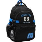 Mixx Store Özel Su Itici Kumaş Unisex Siyah-Mavi Okul Sırt Çantası 34500 - Siyah - Mavi
